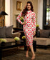 Floral Print Mock Neck Bodycon Dress